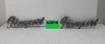 Chrysler Newport Emblems Left & Right 1/4 Front Panel Chrome Script. Fixed Price $39.00.