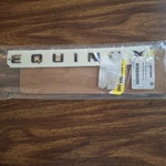 Genuine Gm Black Front Side Door Vehicle Name Plate 84112824 2022-23 Equinox Nos. Fixed Price $24.85.
