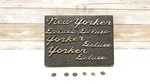 1955-56 Chrysler New Yorker Deluxe Emblem Script Badges (set Of 8) 1547499 Oem. Fixed Price $100.00.