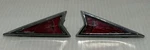 (2) 1974 Pontiac Ventura Gto Sail Panel Emblems, Crest, Arrow, Oem, Gm #9861625. Fixed Price $55.00.