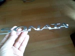 Genuine 06 10 Hyundai "sonata" Rear Trunk Script Letters Emblem. Fixed Price $14.00.