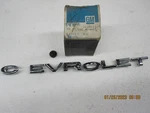 Nos 1964 Chevrolet Belair Rear Trunk Lid Letter Emblem Set Missing Gm 3853124. Fixed Price $125.00.