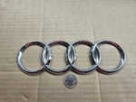 Audi Oem Chrome Plastic 3/8" Ring Emblem Badge Logo Nameplate 4E0 853 742. Fixed Price $19.99.