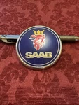 Saab 9-3 2004-10 Trunk Lid Emblem Original 12831661 12844160 Griffin HEAD-71MM. Fixed Price $19.99.