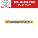 Genuine Toyota 75455-35020 Lh/rh Roof Side Name Plate NO.1 4RUNNER97-02 New Oem. Fixed Price $39.99.