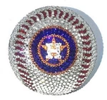 Bling Baseball Any Team Austrian Crystal Game Sized Bedazzled Mlb Houston Astros. Fixed Price $510.00.