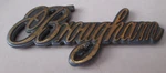 Nos Oem Cadillac Brougham Name Plate Emblem 1988 - 90 Gold Over Blue Free Ship. Fixed Price $19.88.