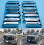 Custom Trim Overlay Xlt Sport Grille Fits 2021 2022 Ford F150 Chrome Color. Fixed Price $65.99.