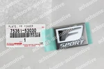 75361-53030 Toyota Genuine Oem Front Fender Name Plate NO.1 Emblem Badge Trim. Fixed Price $68.26.