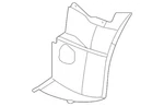 Gm Oem 05-13 Corvette Fender Components-ft Liner 15233301. Fixed Price $95.62.