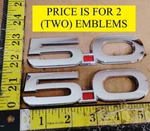 (l+r) Ford Mustang 5.0 Circa '17 Fender Emblems FR3B 16C148 / C149 X148). Fixed Price $25.00.