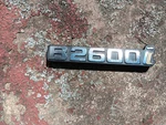 Mazda Oem 1989-1993 B2600I Front Fender Side Emblem Badge Logo Name UE3851720. Fixed Price $21.25.