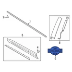 Ford MB5Z9942528C Front Door Emblem. Fixed Price $126.38.