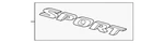 Genuine Honda Hatch Emblem 75723-3A0-A10. Fixed Price $43.38.