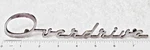 1952-54 Ford Overdrive Script Emblem Nameplate BF-7042528-A Oem Vtg. Fixed Price $37.88.
