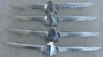 Ford Thunderbird Tail Light Emblem Script 1964 Oem. Fixed Price $50.00.