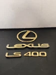 Lexus Ls 400 Rear Trunk Gold Emblem Badge Logo Set. Fixed Price $40.00.
