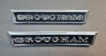 1976 Mercury Marquis Brougham Side Metal Fender Emblems. Fixed Price $12.00.