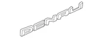 Genuine Gm Chrome Liftgate Marketing Name Plate 84267912. Fixed Price $57.38.