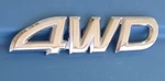 Toyota 4WD Emblem Oem Chrome Rear Badge Matrix 03-08 04 05 06 07 75446-01010. Fixed Price $14.99.