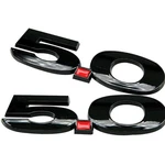 Pair Set 5.0 Liter Door Fender Emblem Badge Right Left Side Rear Trunk Plate .... Fixed Price $21.26.
