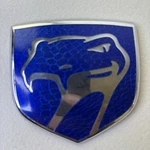 Dodge Viper Sneaky Pete Blue Hood Emblem New Oem Mopar Car Part. Fixed Price $249.99.