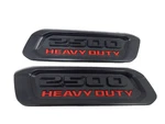 New Oem 2019-2024 Ram 2500 Heavy Duty Left & Right Side Hood Emblems Black Red. Fixed Price $69.99.