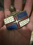 1950-1951 Lincoln Hood Or Trunk Lid Emblem, Nos OL-16637. Fixed Price $30.00.