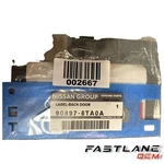 2022-2023 Nissan Pathfinder Label-back Door New Oem 90897-6TA0A. Fixed Price $41.40.