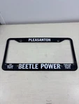 Vintage Vw Volkswagen Beetle License Plate Frame Power Pleasanton Ca. Fixed Price $179.77.