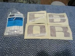 Nos 1980 1986 Ford F-100 F-150 F-250 F-350 Tailgate Letters Set In Fire Red. Fixed Price $49.99.