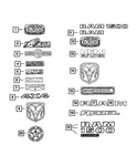 Genuine Mopar Tailgate Nameplate 6MA92KXJAA. Fixed Price $27.98.