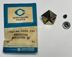 New Old Stock Pentastar Medallion Kit For 1963-1966 Models Mopar #2495798. Fixed Price $130.00.