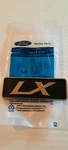 Nos Ford Lx Black & Gold Emblem Oem F88Z1642528AA T1NP20. Fixed Price $15.00.