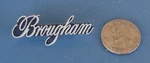 Cadillac Fleetwood Brougham Small Interior Emblem Metal Ack/chrome 1606003. Fixed Price $17.99.
