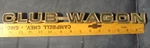 1975-1979 Ford E150 Club Wagon Chrome Nameplate Emblem D5UB-1225632-AA Logo. Fixed Price $17.99.