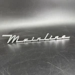 Ford Mainline Fender Emblem Script Oem BM-16098-D Plate Badge 1952 1953 1954. Fixed Price $69.99.