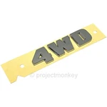Oem Toyota 75442-35150 04-09 4RUNNER Rear Chrome "4WD" Emblem Badge Genuine Part. Fixed Price $34.99.
