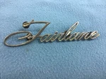 68 69 Ford Fairlane Quarter Panel Emblem C8OB-54291B62-A #4. Fixed Price $24.95.