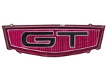 Grille Emblem Insert Red W/black Gt 1967 Ford Fairlane. Fixed Price $44.99.