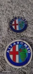 Beautiful Alfa Romeo Milano Enamel Radiator Badge Emblem. Fixed Price $85.00.
