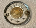 1957 Pontiac Fullsize Hood Emblem Lucite Insert With Chrome Bezel Collectible. Fixed Price $129.99.
