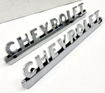 1949 1950 1951 1952 Chevrolet Truck Hood Side Emblems Chrome W/ Black # 47-16721. Fixed Price $46.95.