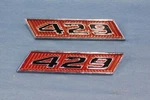 Fender Badges 1970 Mercury Cyclone Spoiler Emblems Cobra Jet 429CJ. Fixed Price $149.99.