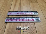 Ford Power Stroke Turbo Diesel V8 Emblem/badge Set F250 F350 #5C3416B114AA. Fixed Price $22.50.
