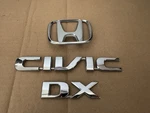 Free Shipping Oem 2001-2005 Honda Civic Dx Rear Trunk Emblem Set Badge 01-05. Fixed Price $19.99.