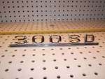 Mercedes W116 300SD Turbo Diesel Rear Deck Lid Genuine Oem EMBLEM,1168171715. Fixed Price $47.00.