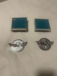 Corvette Gas Door Emblem 1978 Nos - Gm# 472718 25TH Anniversary Orig Box Lot. Fixed Price $115.00.