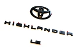 2020-2024 Highlander Matte Blackout Emblem Overlay Kit PT948-48204-02. Fixed Price $55.95.