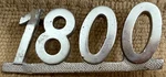 Fiat 1800 Rear Trunk Emblem/badge/logo Genuine Oem 0-FRIGERIO. Fixed Price $39.95.